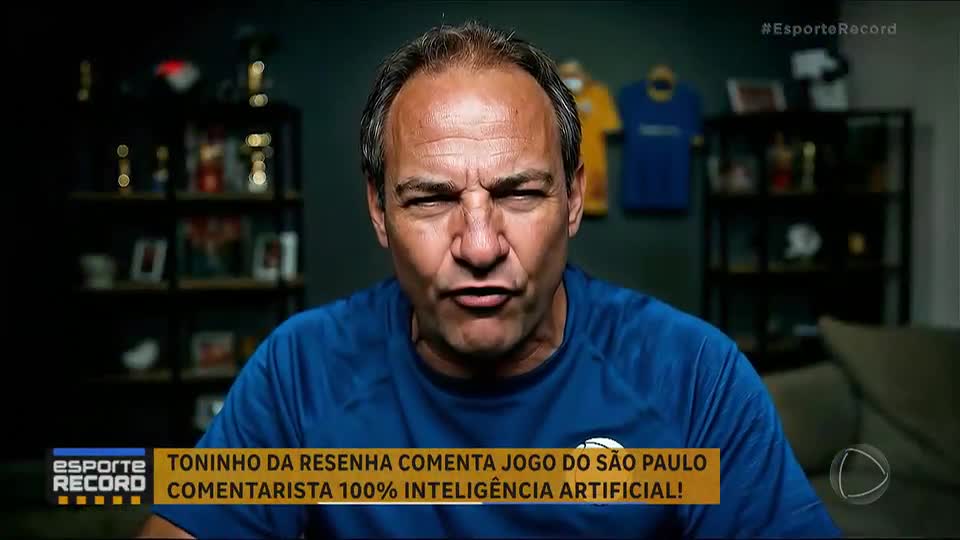 Esporte Record estreia primeiro comentarista feito por IA - e ele é polêmico!