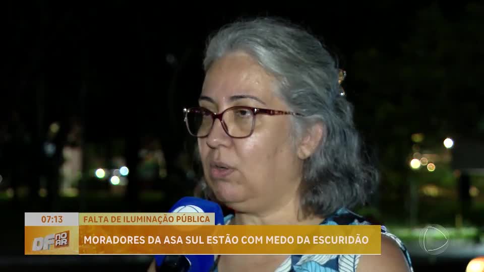 Falta de iluminação preocupa moradores da quadra 104 da Asa Sul (DF)