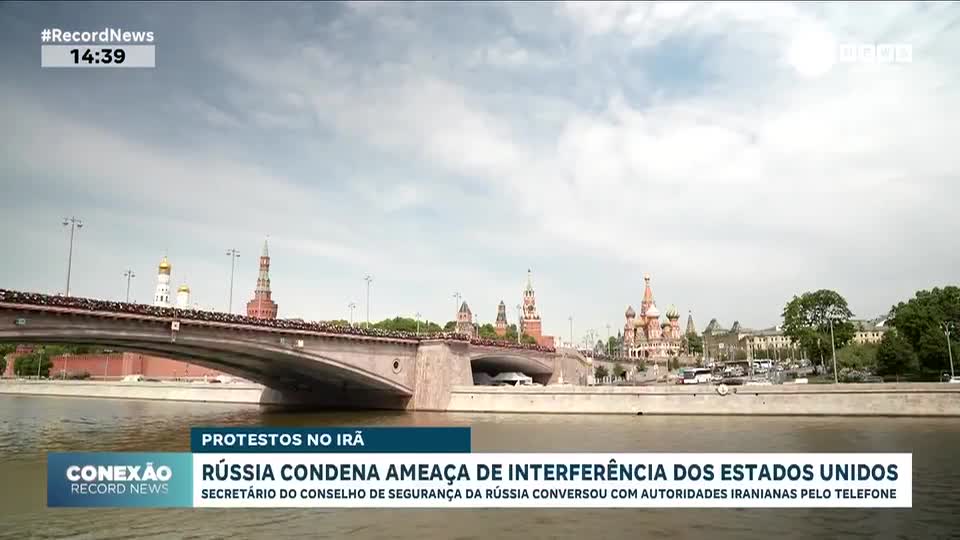 Rússia condena ameaça de interferência dos Estados Unidos no Irã