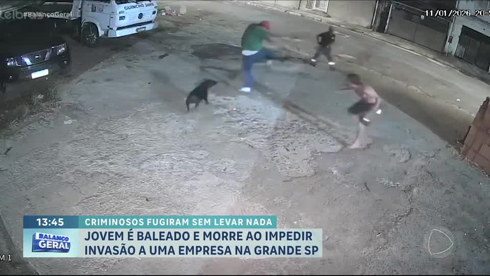 Homem tenta impedir roubo a empresa em Guarulhos (SP) e é morto a tiros