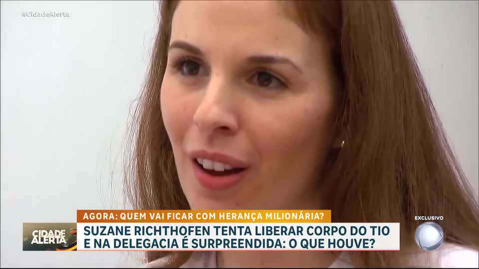 Suzane von Richthofen é surpreendida ao tentar liberar o corpo do tio com herança milionária