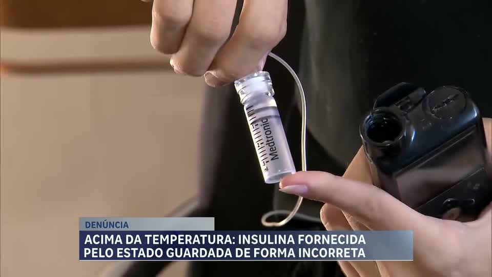 Acima da temperatura: insulina fornecida pelo estado de MG guardada de forma incorreta