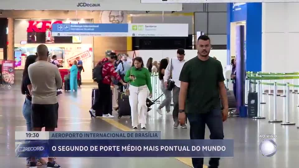 Aeroporto de Brasília é o segundo mais pontual do mundo na categoria médio porte