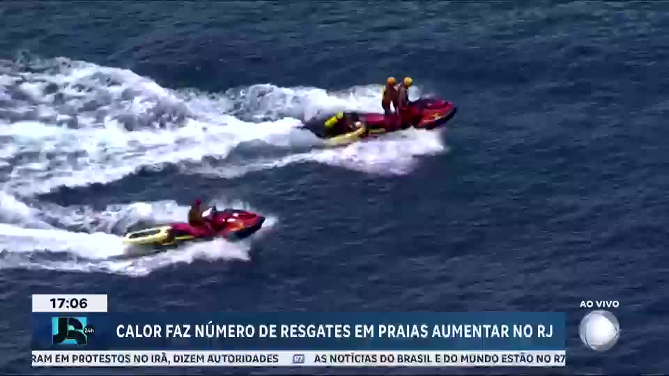 Rio de Janeiro registra mais de 2,8 mil resgates em praias do estado no início de 2026