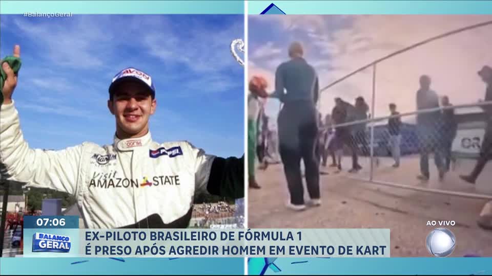 Ex-piloto brasileiro de Fórmula 1 é preso por agressão durante competição de kart nos EUA