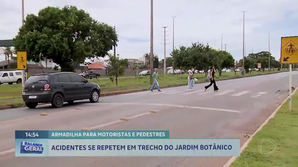 Após acidentes frequentes, moradores pedem passarela no Jardim Botânico (DF)