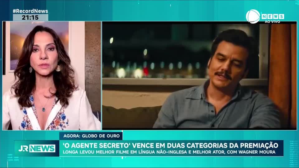 'O Agente Secreto' vence em duas categoria do Globo de Ouro