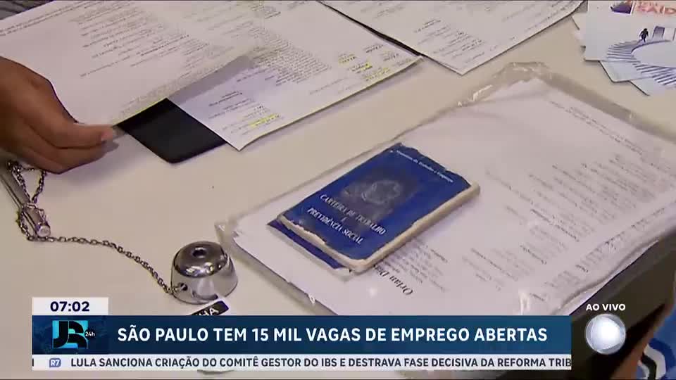 São Paulo tem 15 mil vagas de emprego abertas