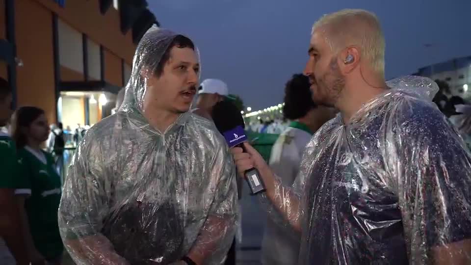 ‘Se não ganhar hoje, a chapa do Abel vai esquentar’, afirma torcedor do Palmeiras antes do clássico