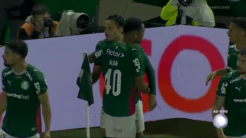 Gol do Palmeiras! Allan vai às redes após assistência de Flaco López