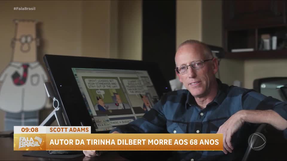 Scott Adams, criador da tirinha 'Dilbert', morre aos 68 anos