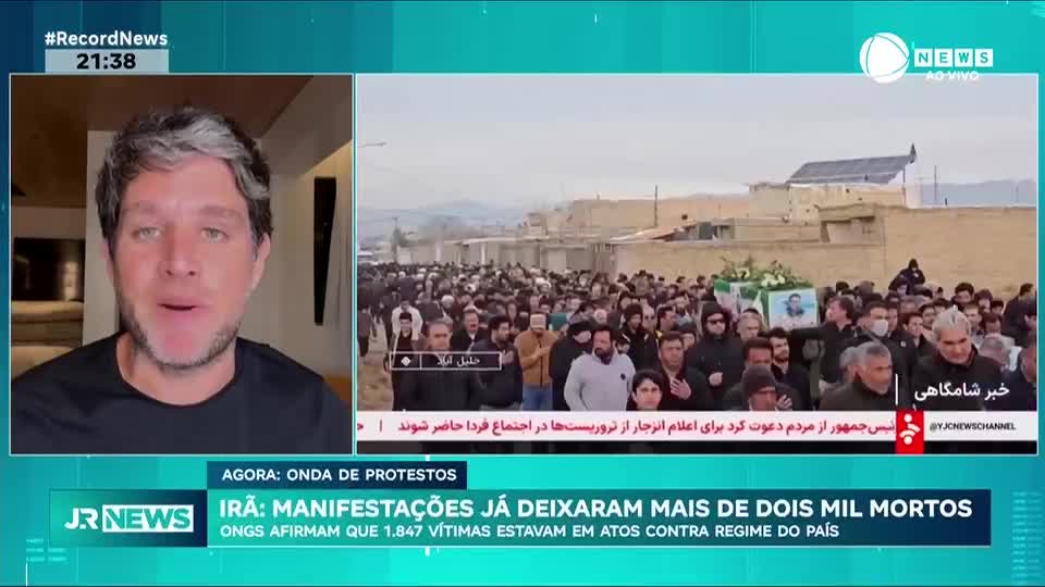 Manifestações já deixaram mais de 2.000 mortos no Irã