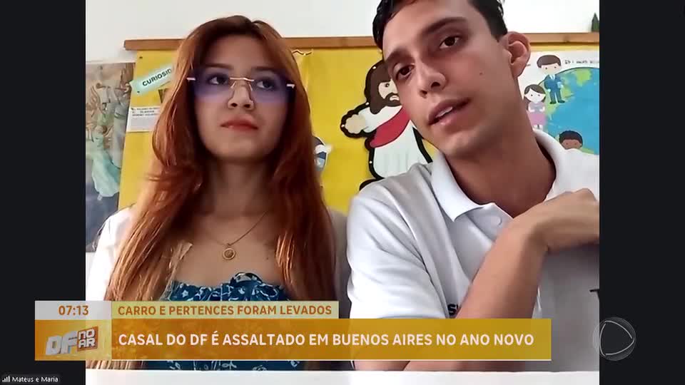 Casal do DF é assaltado em Buenos Aires durante viagem de comemoração