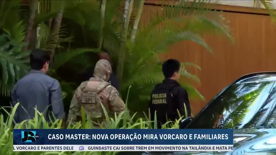 PF faz buscas em endereços ligados ao dono do Banco Master e bloqueia quase R$ 6 bilhões