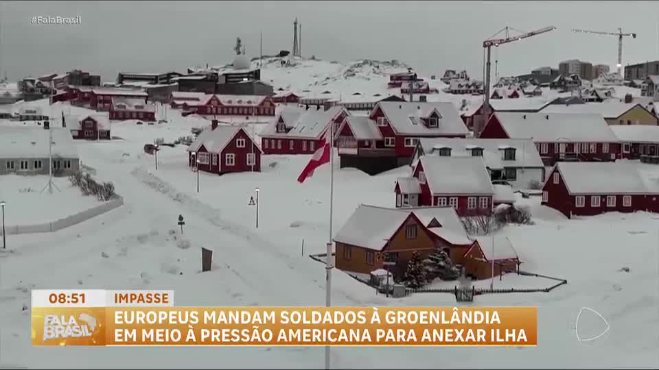 Soldados europeus chegam à Groenlândia para reforçar segurança