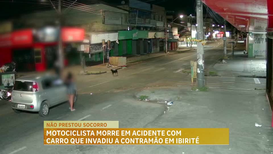 Motociclista morre após ser atingido por carro que invadiu a contramão na Grande BH