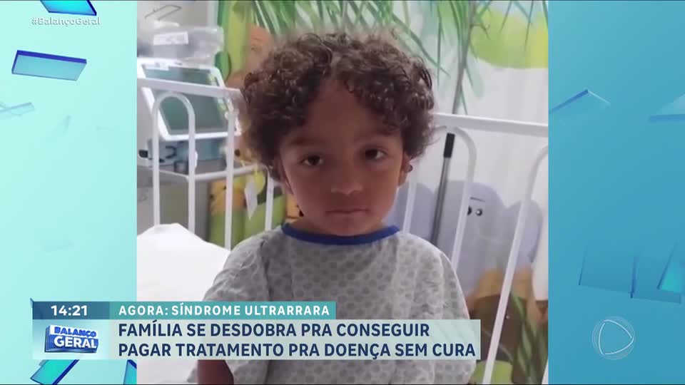 Menino de 4 anos é diagnosticado com doença ultrarrara e sem cura