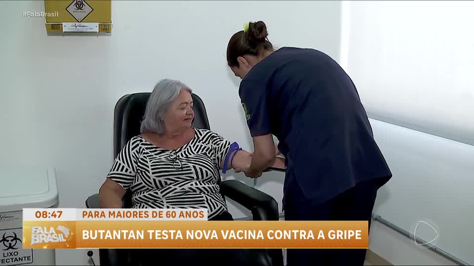 Vacina mais potente contra gripe é testada em idosos no Brasil