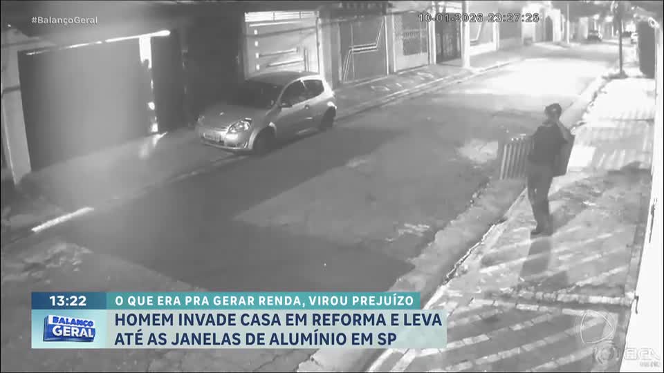 Homem invade casa em reforma na zona leste de SP e causa prejuízo de R$ 12 mil