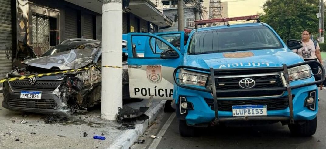 Perseguição policial com tiroteio deixa dois bandidos mortos e três presos em Niterói (RJ)