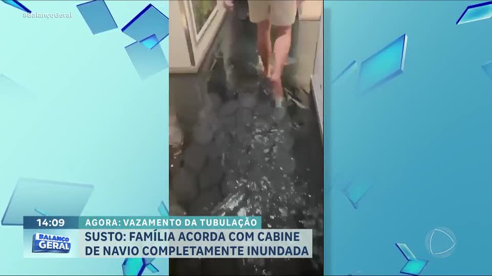 Alagamento em cruzeiro que rumava ao Nordeste causa transtornos a passageiros