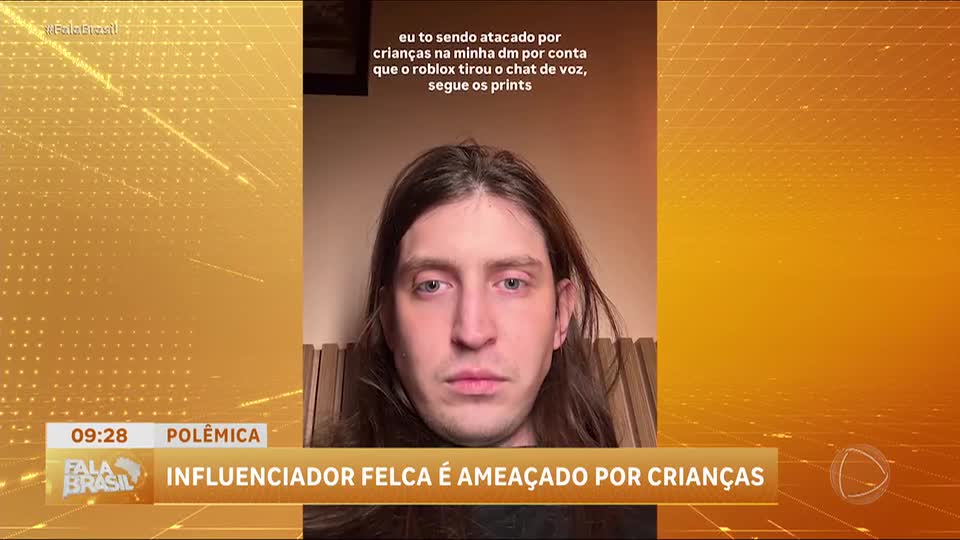 Felca é ameaçado por crianças dentro do Roblox após limitação de idade em chat  