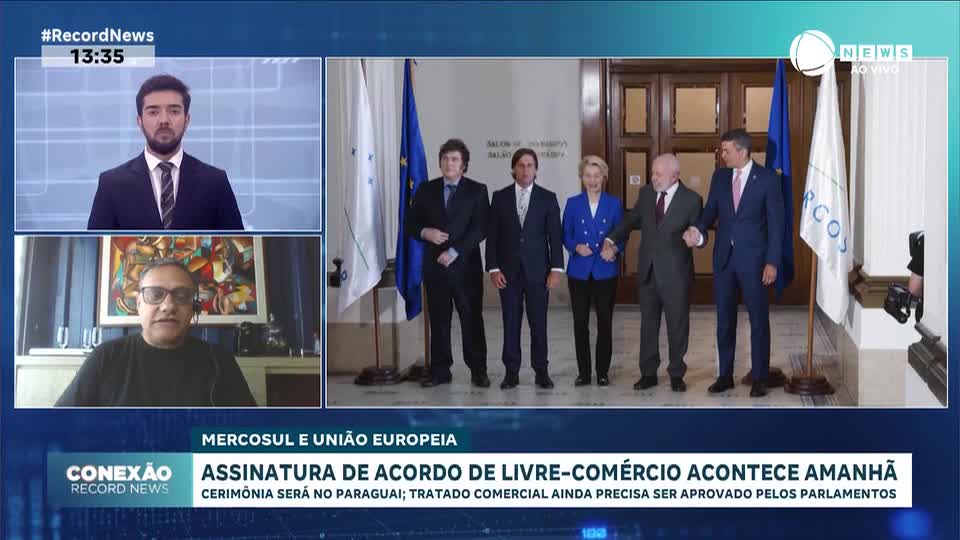 Assinatura de acordo de livre-comércio acontece neste sábado (17)