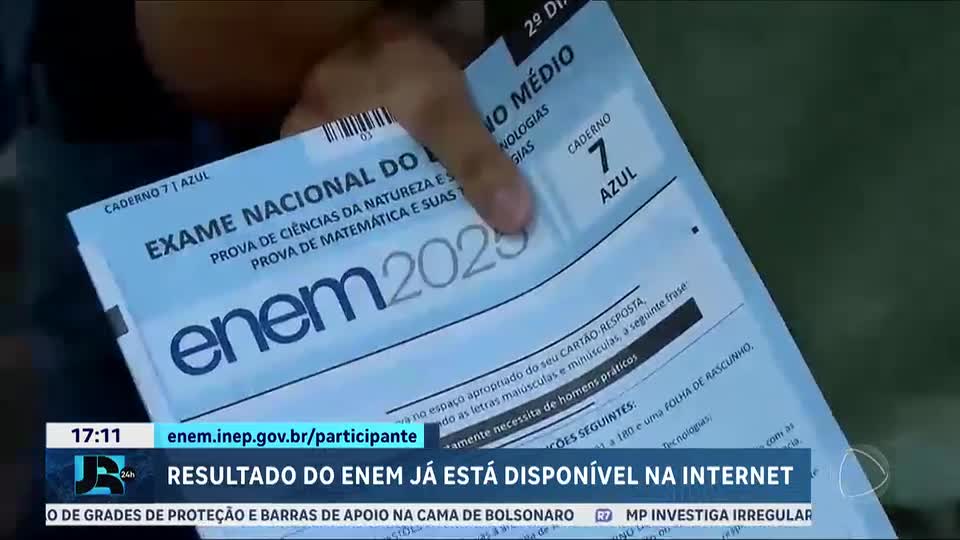 Candidatos já podem consultar as notas do Enem na internet