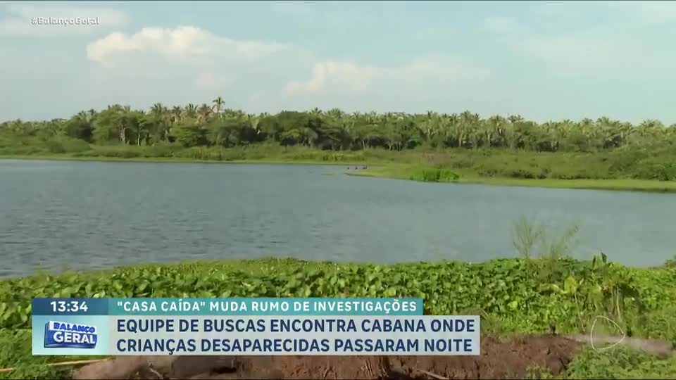 Crianças desaparecidas podem ter passado a noite em cabana abandonada no Maranhão