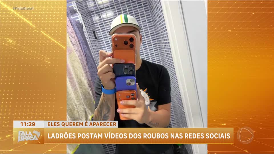 Sem medo de punição, criminosos postam vídeos de roubos nas redes sociais
