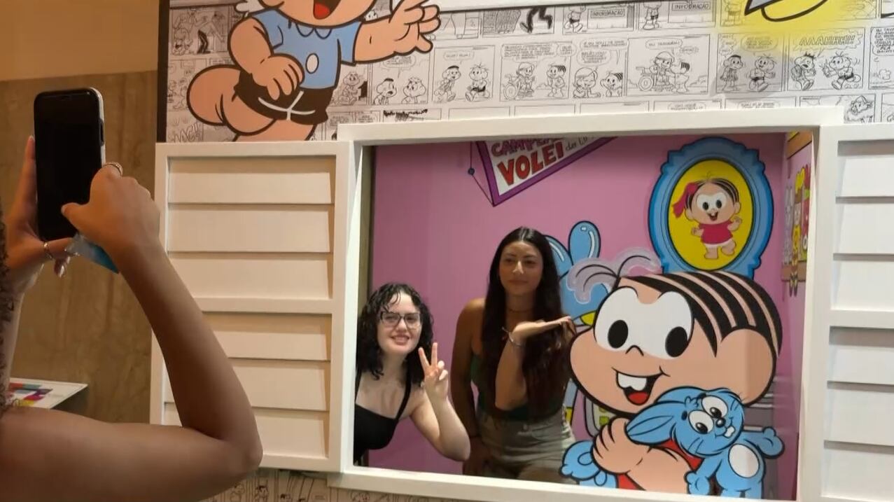 Exposição celebra obra do cartunista Mauricio de Sousa no CCBB, no centro do Rio