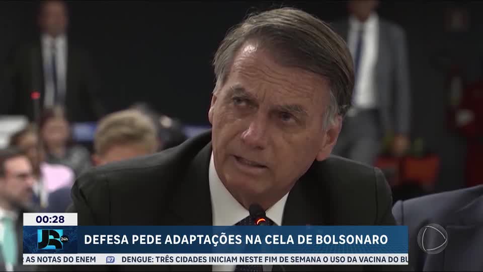 Defesa pede adaptações na cela de Bolsonaro e aguarda laudo médico