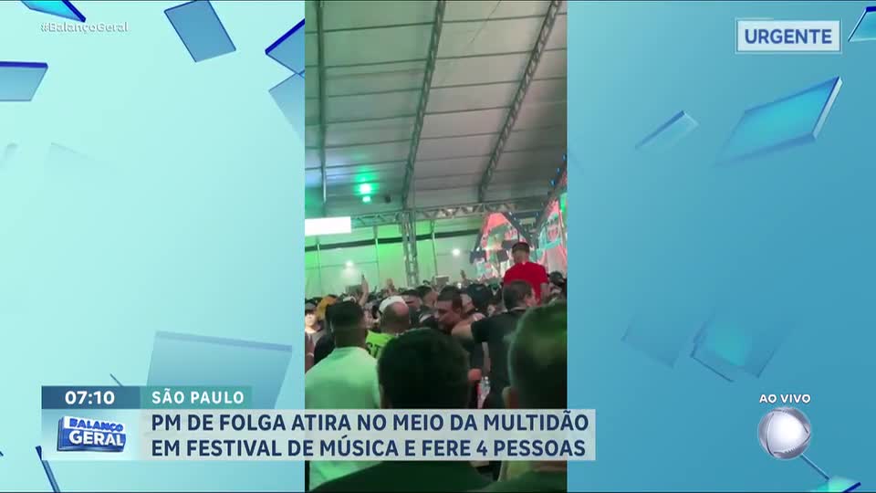 Policial é preso após atirar contra multidão durante festival de música em Praia Grande (SP)