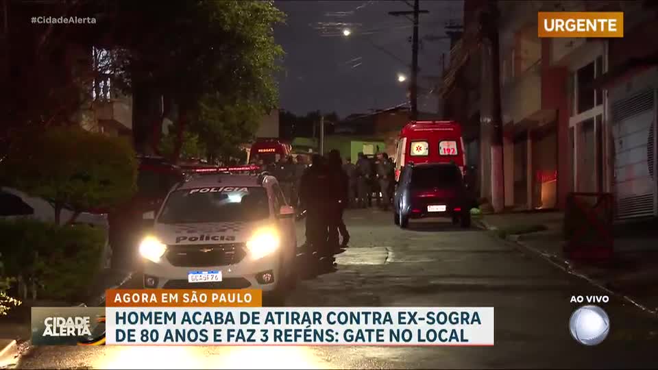 Homem atira contra ex-sogra e faz três reféns em casa na zona sul de São Paulo