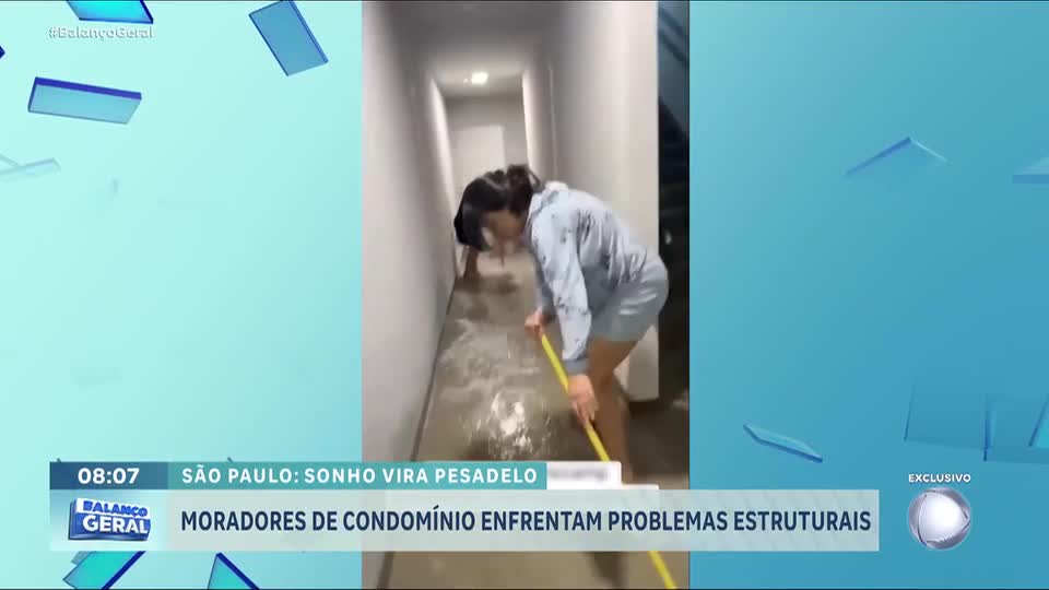 Moradores de condomínio na zona leste de SP cobram que construtora resolva problemas estruturais