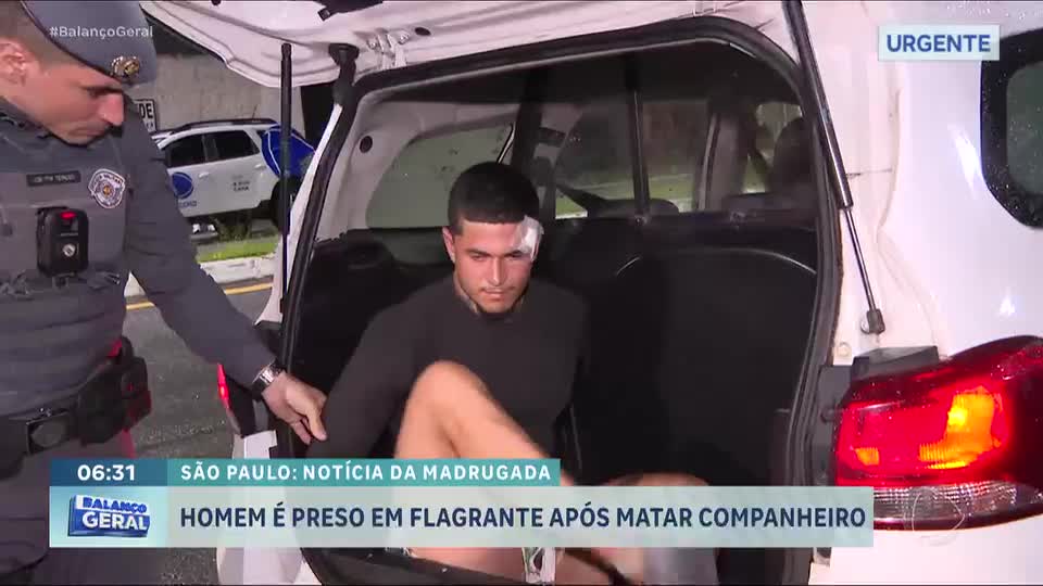 Homem é preso em flagrante após matar o companheiro em Taboão da Serra (SP)