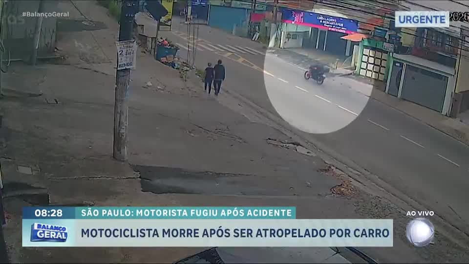 Motociclista morre após ser atingido por carro na contramão na zona sul de São Paulo