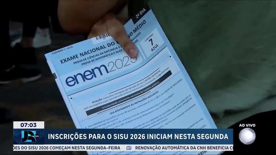 Inscrições para o Sisu começam nesta segunda (19) com número recorde de vagas