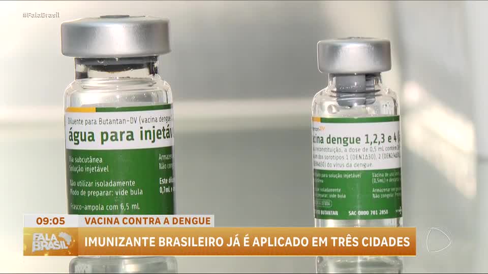 Vacina contra dengue começa a ser aplicada em três cidades brasileiras