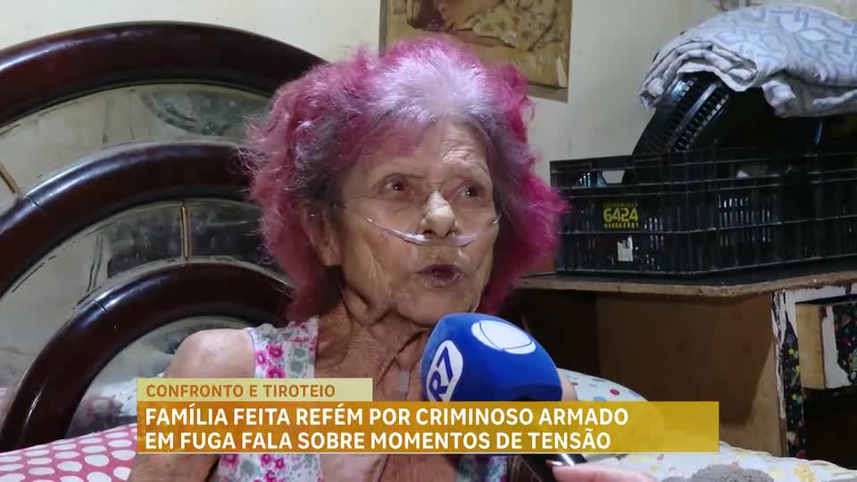 Família feita refém por criminoso armado em fuga fala sobre momentos de tensão em BH