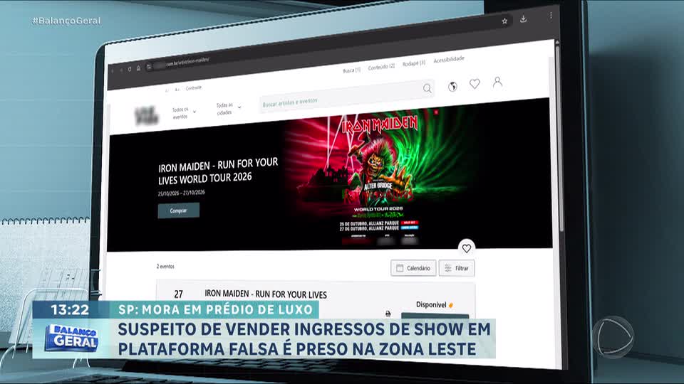 Polícia investiga quadrilha suspeita de falsificar site de vendas de ingresso