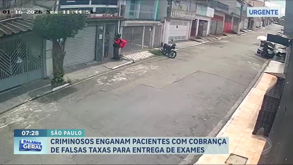 Golpistas aplicam fraudes em entrega de exames médicos em SP