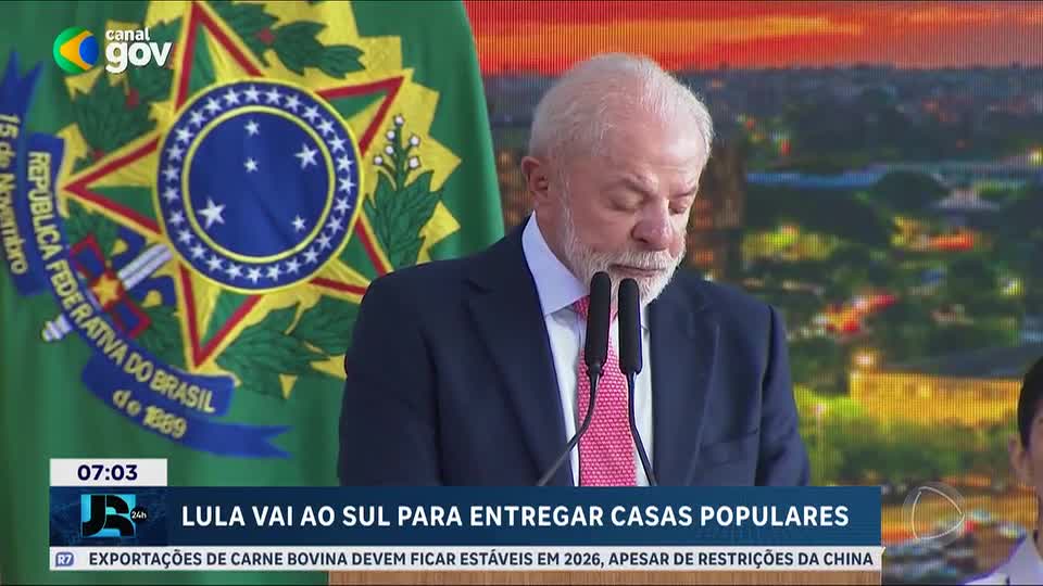 Lula viaja ao Rio Grande do Sul para entrega de casas populares