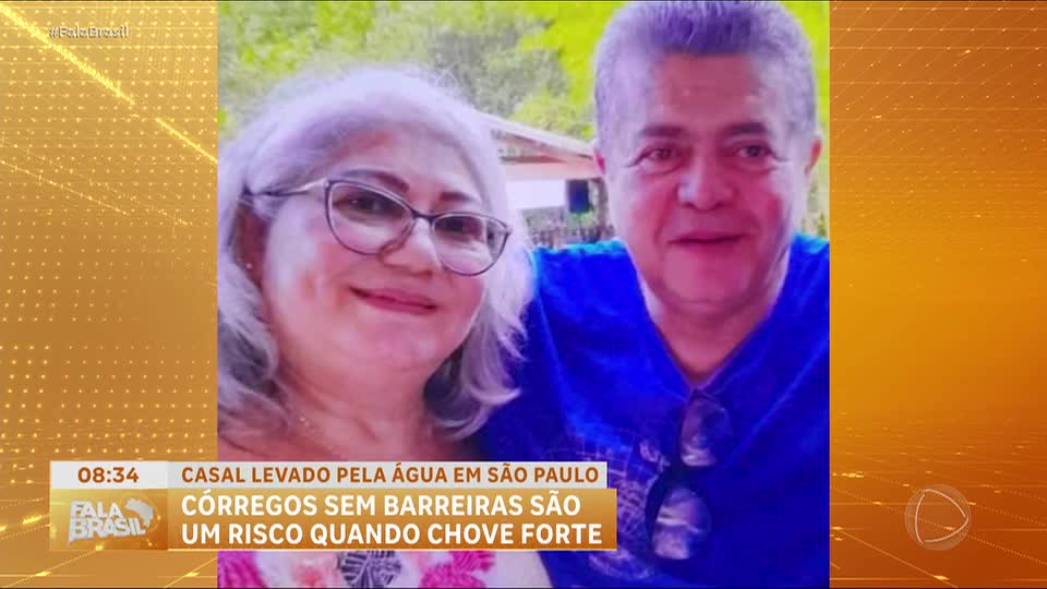 Morte de casal reacende alerta sobre falta de barreiras em córregos de São Paulo para dias chuvosos