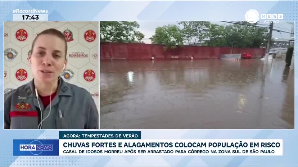 Fortes chuvas em São Paulo causam alagamentos e riscos à população