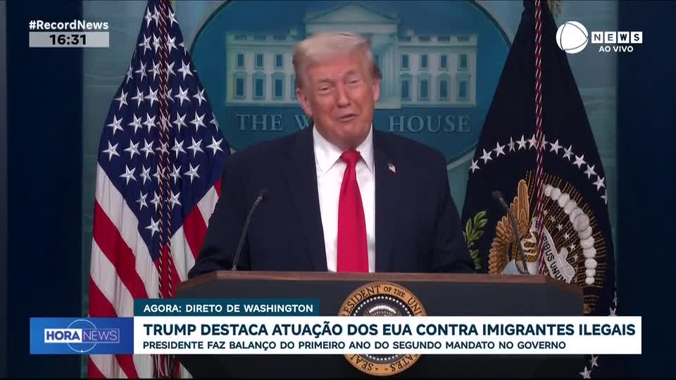 Donald Trump faz balanço do primeiro ano de mandato; assista ao discurso