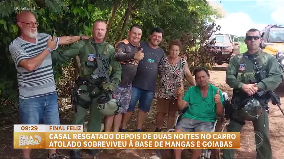 Casal de idosos é resgatado após passar duas noites em carro atolado na área rural de Araras (SP)