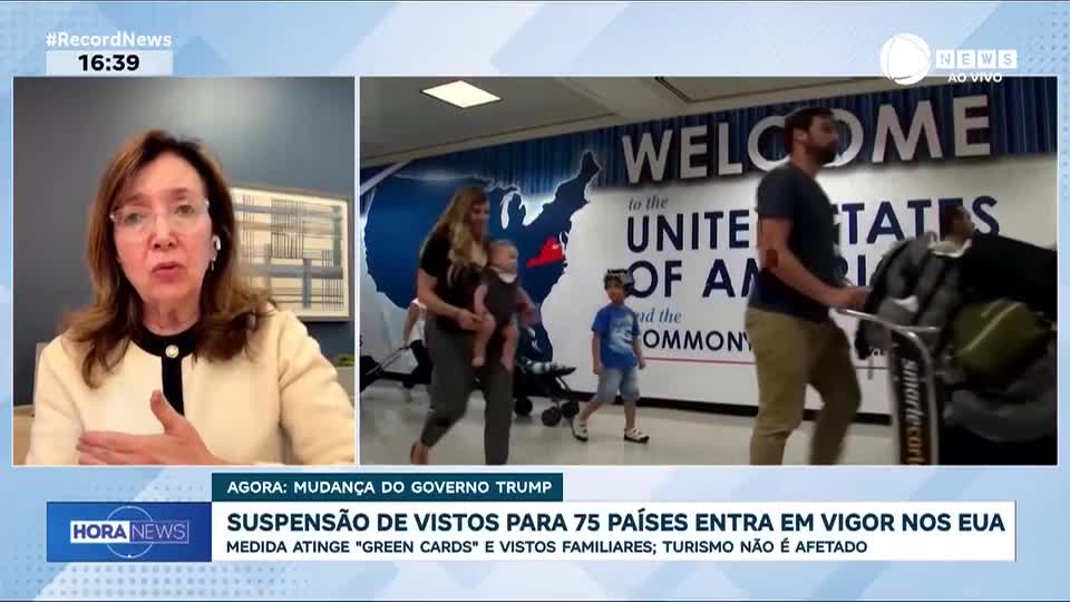 Suspensão de vistos para 75 países entra em vigor nos EUA