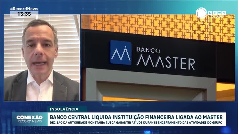 Banco Central liquida instituição financeira ligada ao Master