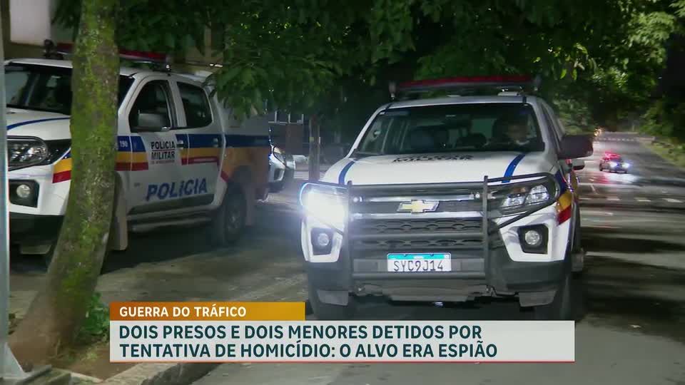 Dois presos e dois apreendidos suspeitos de tentativa de homicídio na região do Barreiro, em BH 